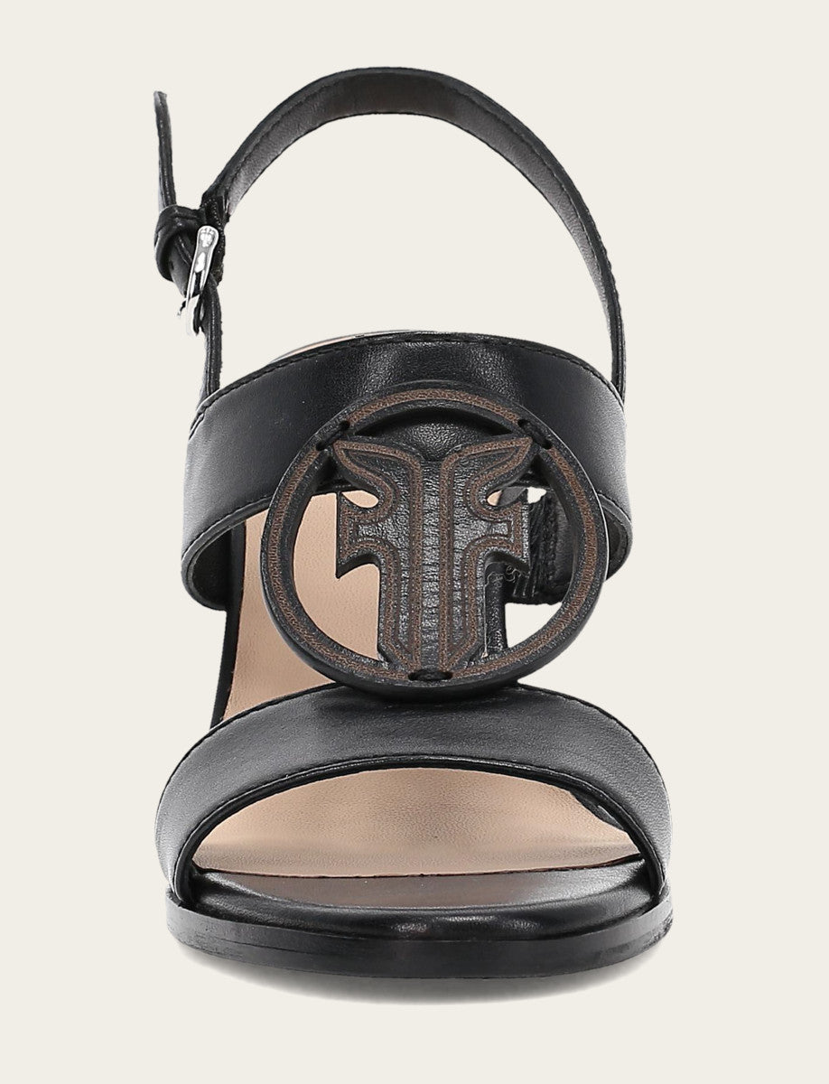 Women's Black Rachel Logo Sandals Frye Outlet