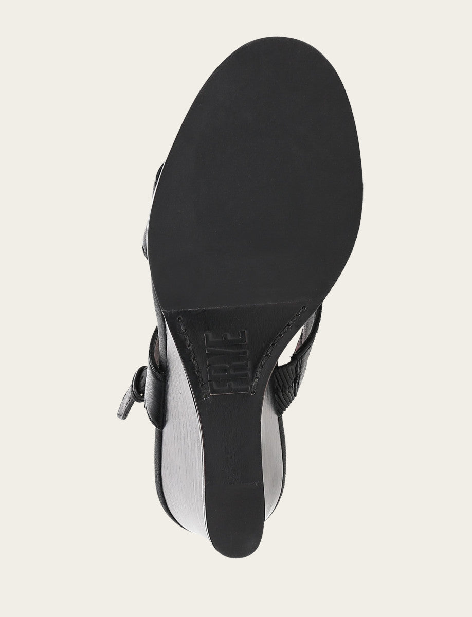 Women's Black Rachel Logo Sandals Frye Outlet