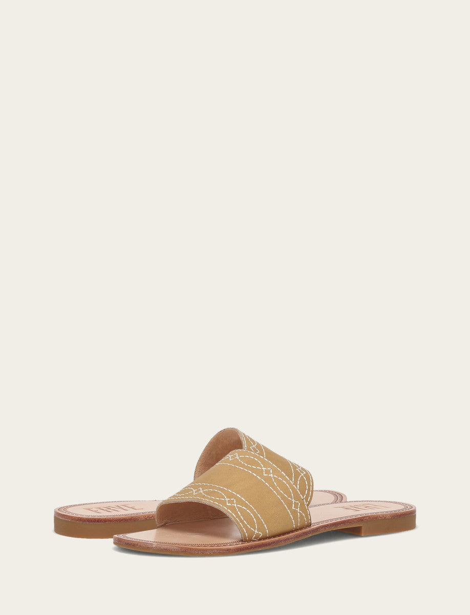 Women's Banana Ava Woodstock Slide Sandals Frye USA