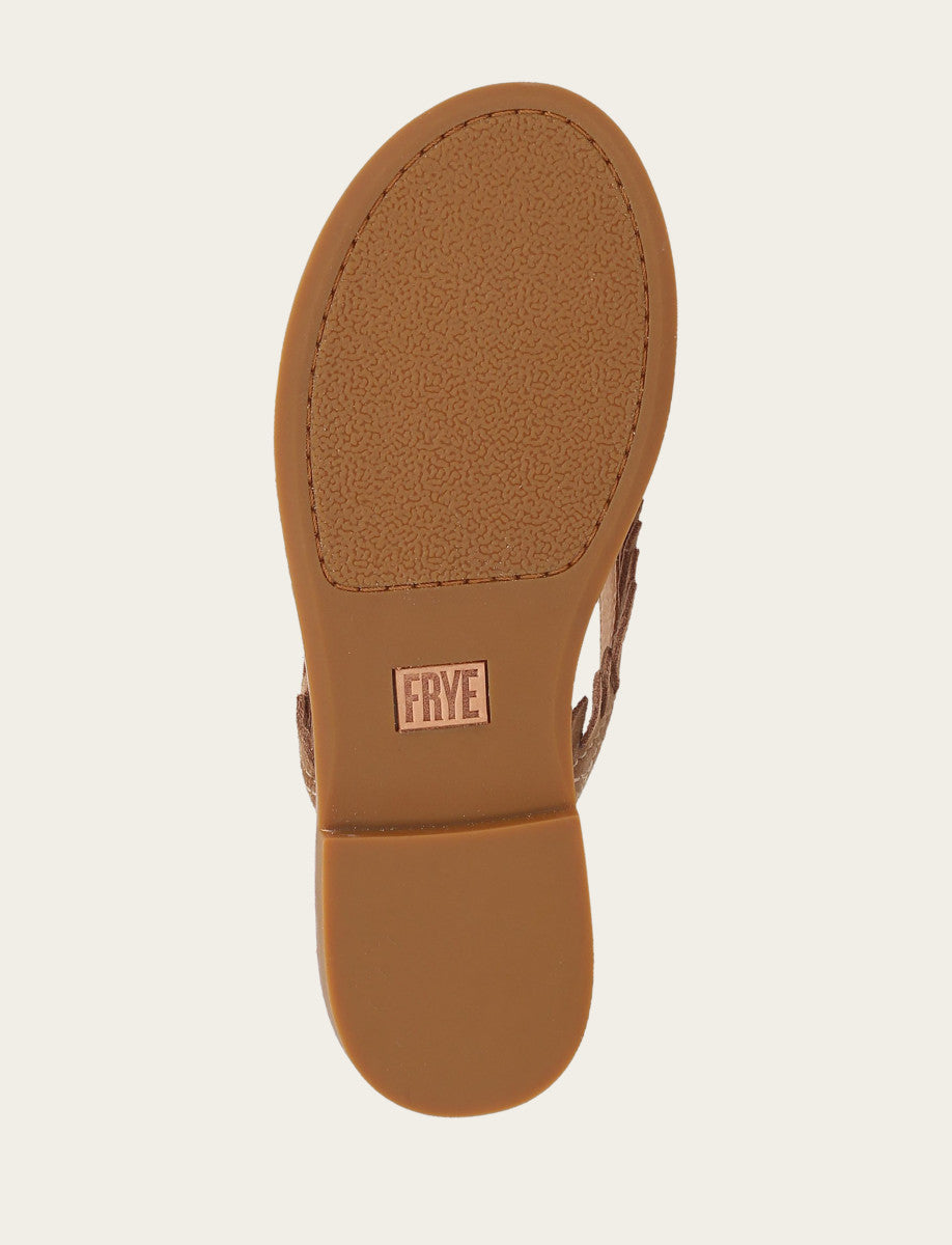 Women's Almond Ava Fringe Sandals Frye Online