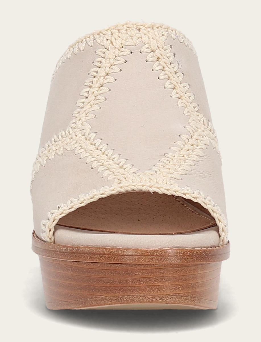 Women's Ivory Pipa Crochet Platform Sandals Frye Discount