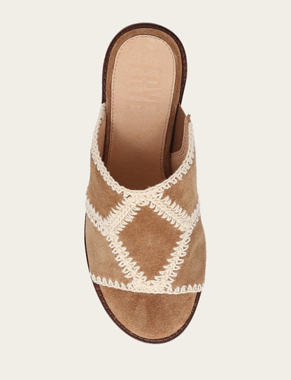 Women's Almond Pipa Crochet Platform Sandals Frye Sale
