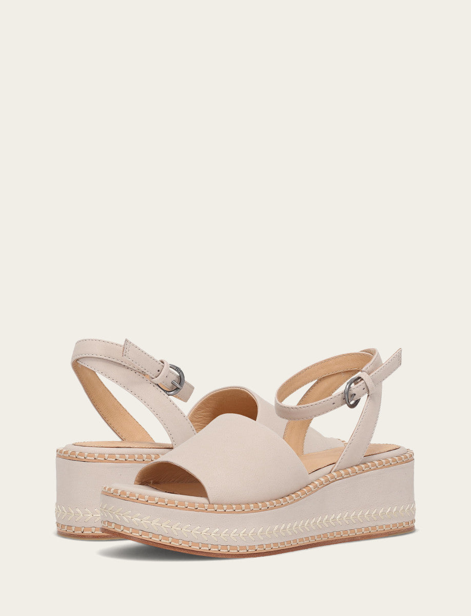 Women's Ivory Joy Ankle Strap Platform Sandals Frye On sale
