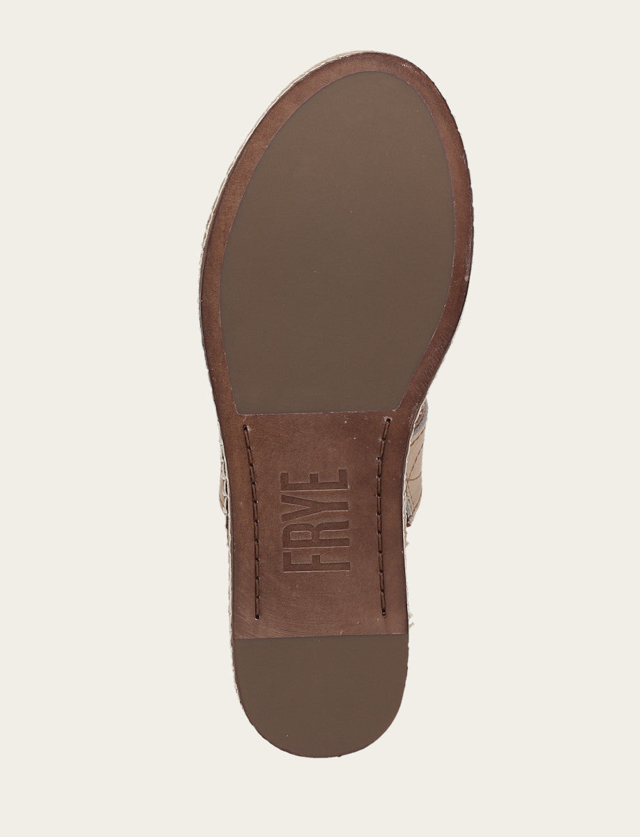 Women's Almond Joy Woodstock 2 Band Platform Slide Sandals Frye For Sale