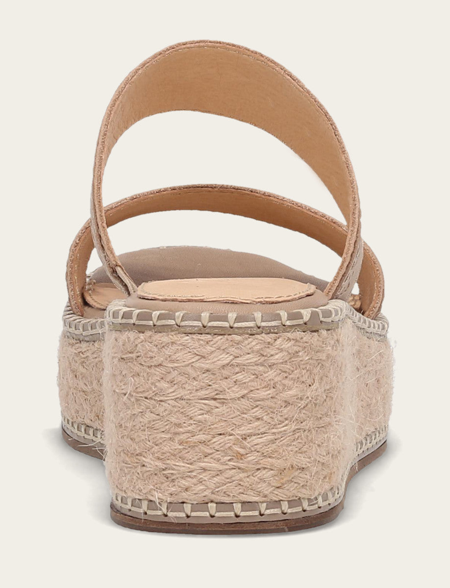Women's Clay Joy Woodstock 2 Band Platform Slide Sandals Frye USA