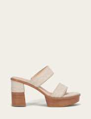Women's Ivory Pipa Woodstock 2 Band Platform Sandals Frye Near me