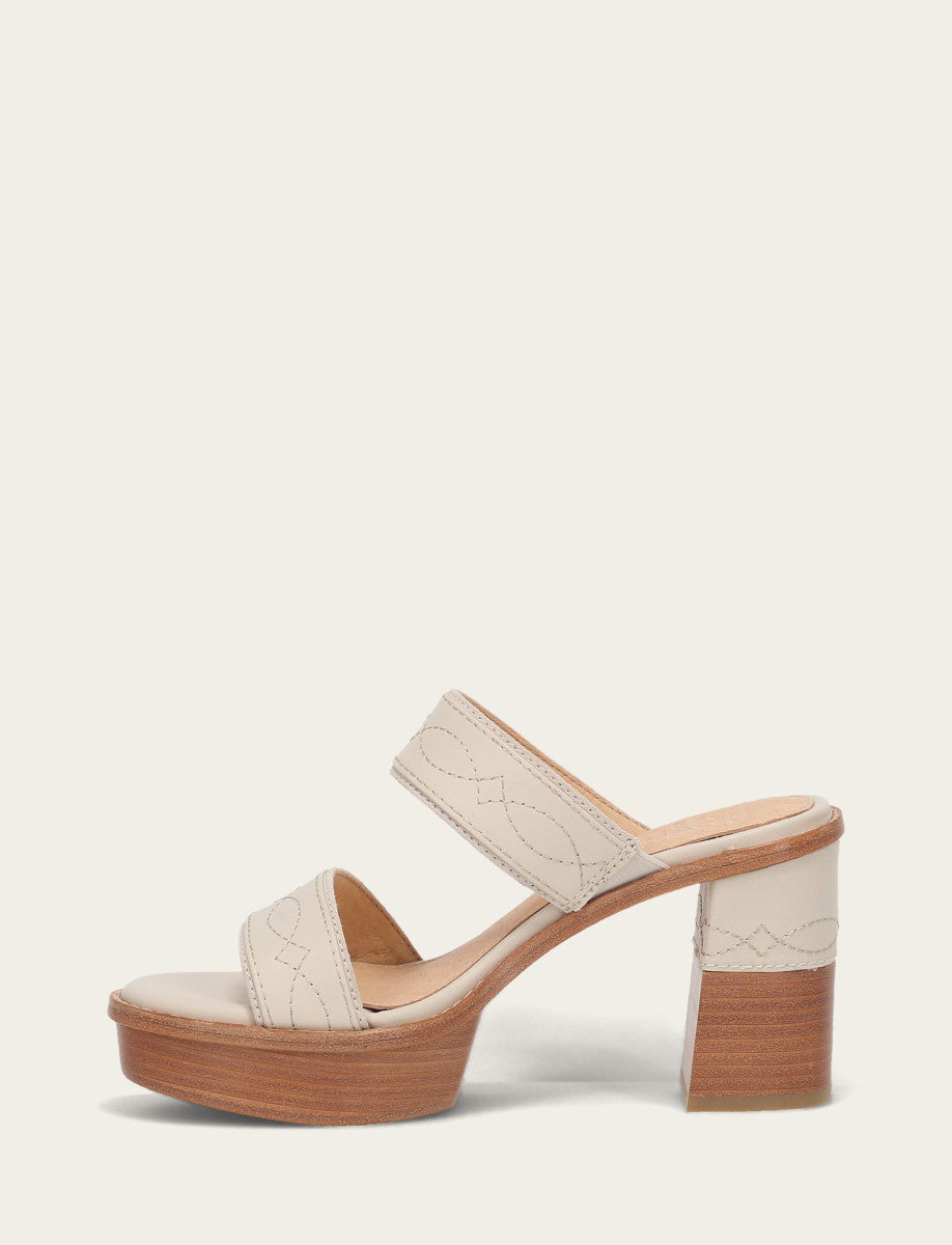Women's Ivory Pipa Woodstock 2 Band Platform Sandals Frye Near me