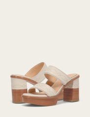 Women's Ivory Pipa Woodstock 2 Band Platform Sandals Frye Near me