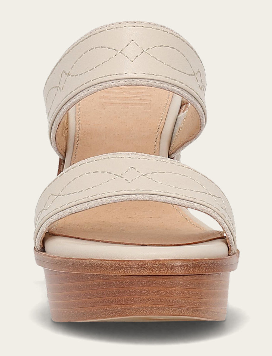 Women's Ivory Pipa Woodstock 2 Band Platform Sandals Frye Near me