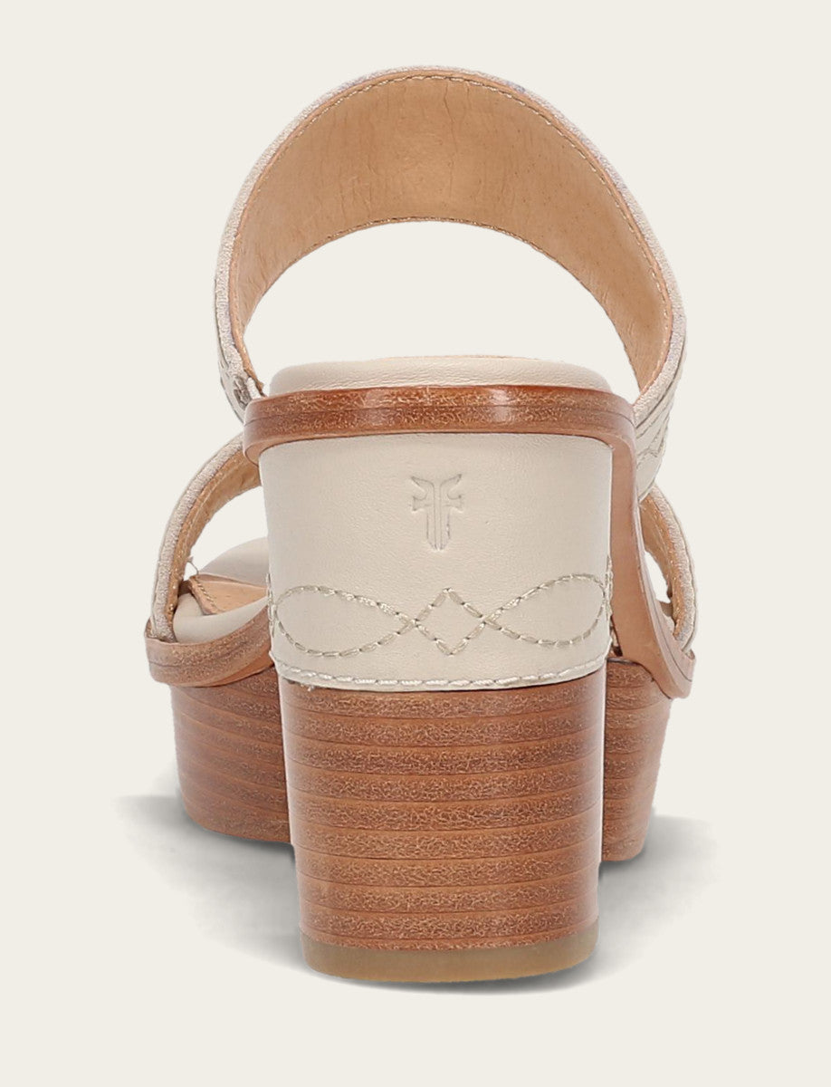 Women's Ivory Pipa Woodstock 2 Band Platform Sandals Frye Near me
