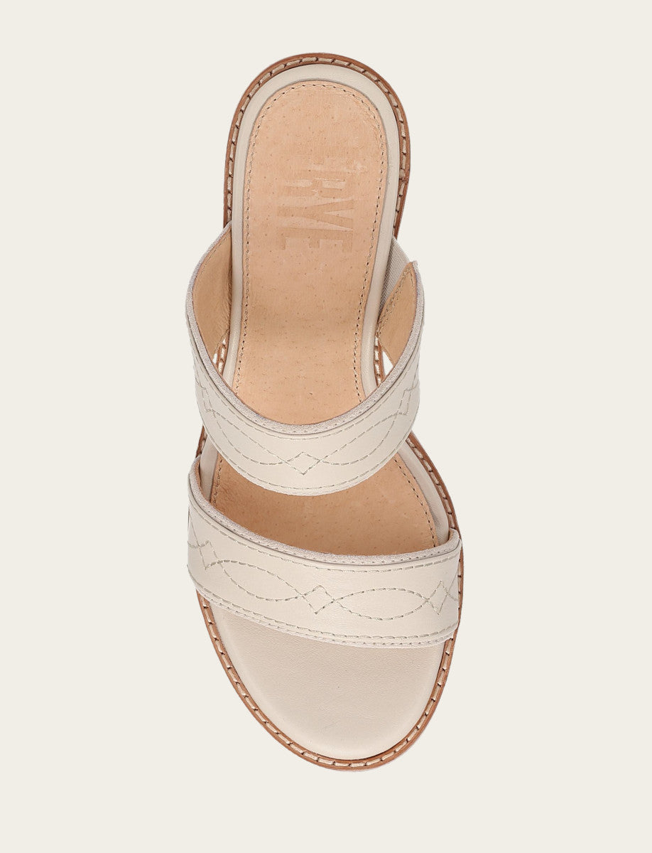 Women's Ivory Pipa Woodstock 2 Band Platform Sandals Frye Near me