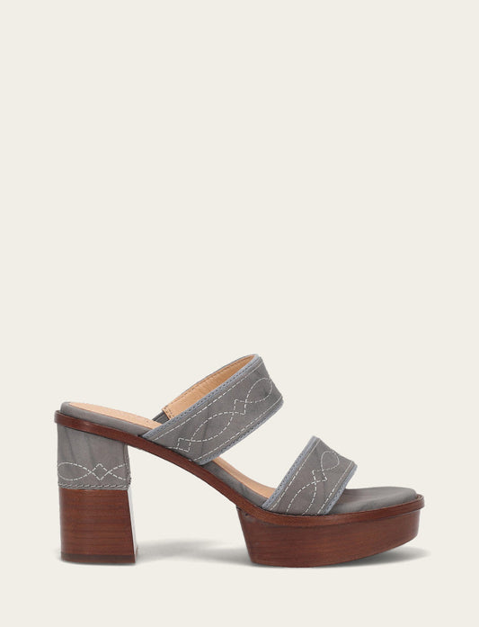 Women's Grey Sky Pipa Woodstock 2 Band Platform Sandals Frye Online