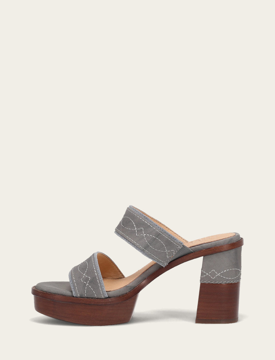 Women's Grey Sky Pipa Woodstock 2 Band Platform Sandals Frye Online