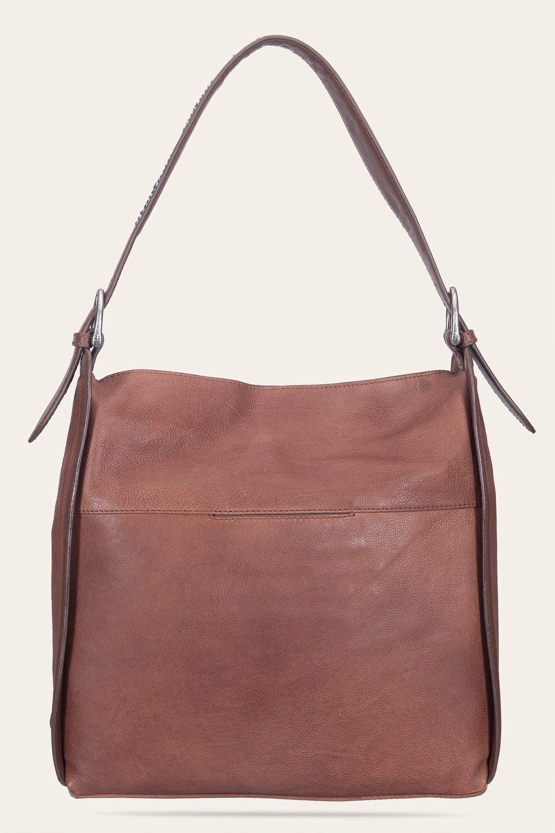 Women's Cognac Carla Studded Hobo Handbag Frye us