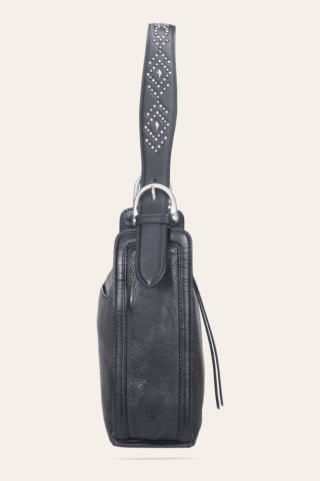 Women's Black Carla Studded Shoulder Bag Frye Near me