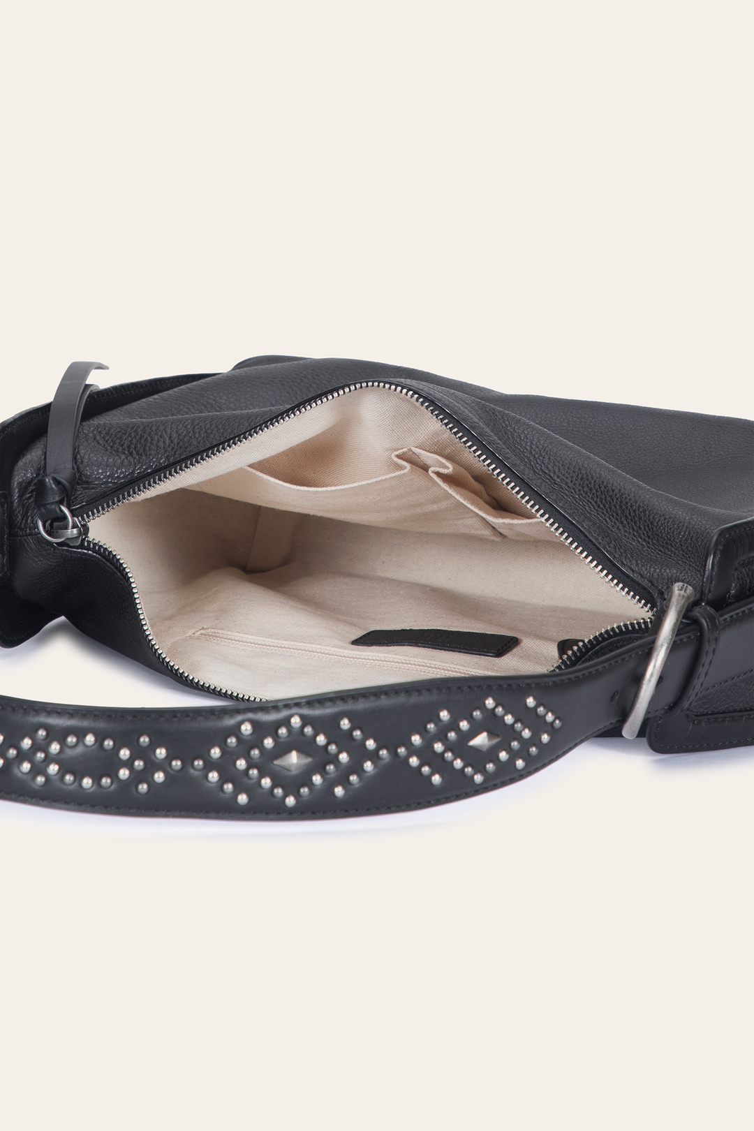 Women's Black Carla Studded Shoulder Bag Frye Near me