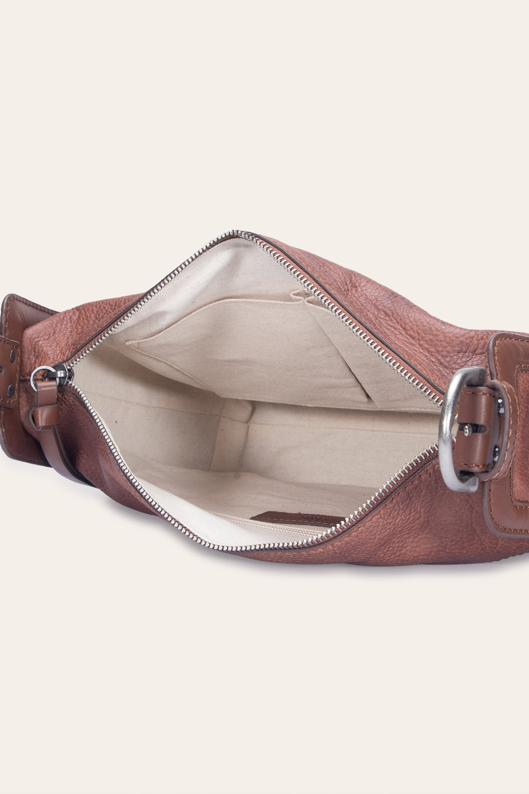 Women's Cognac Carla Studded Shoulder Bag Frye