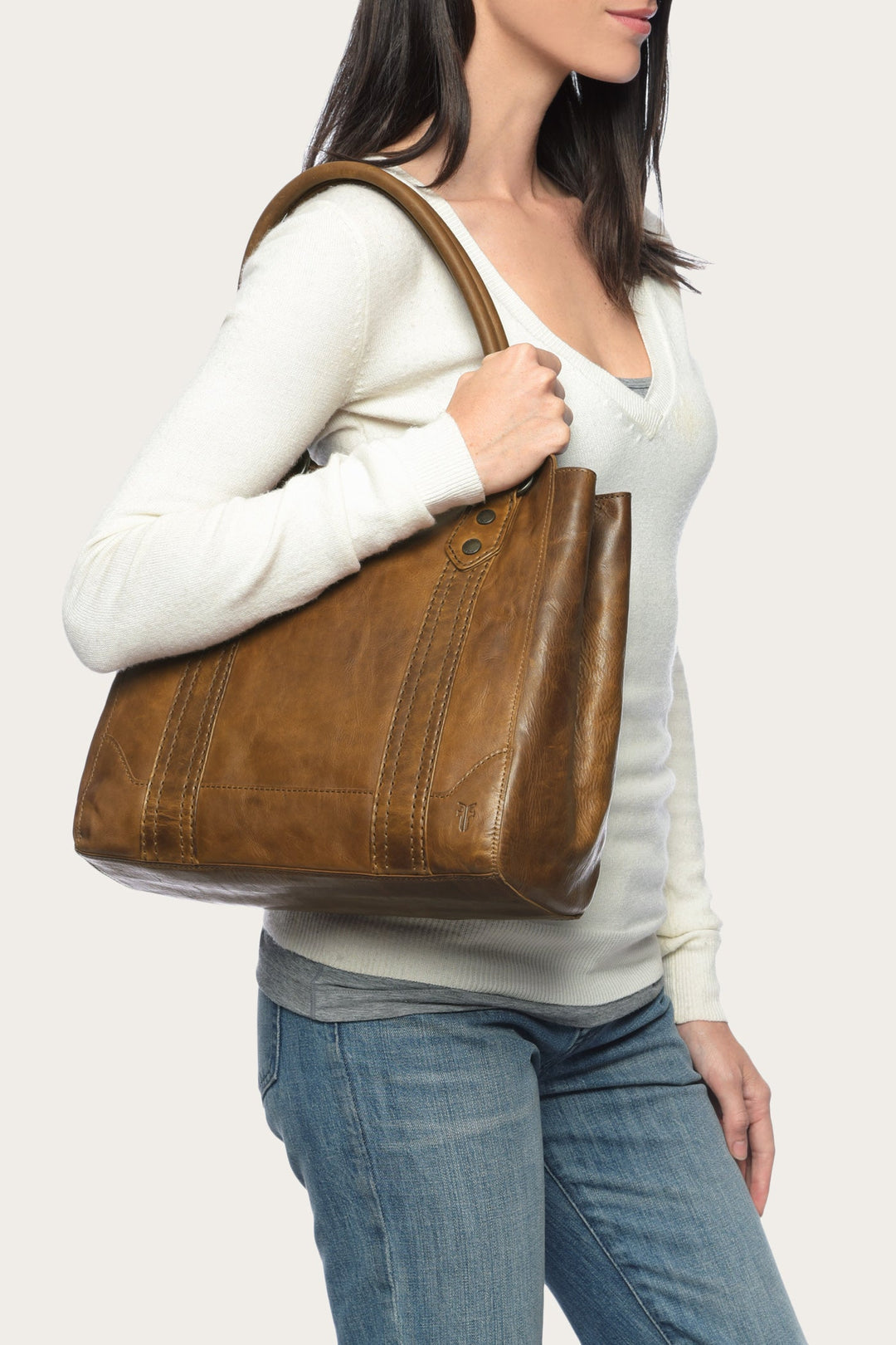 Melissa Cognac Tote Frye Online