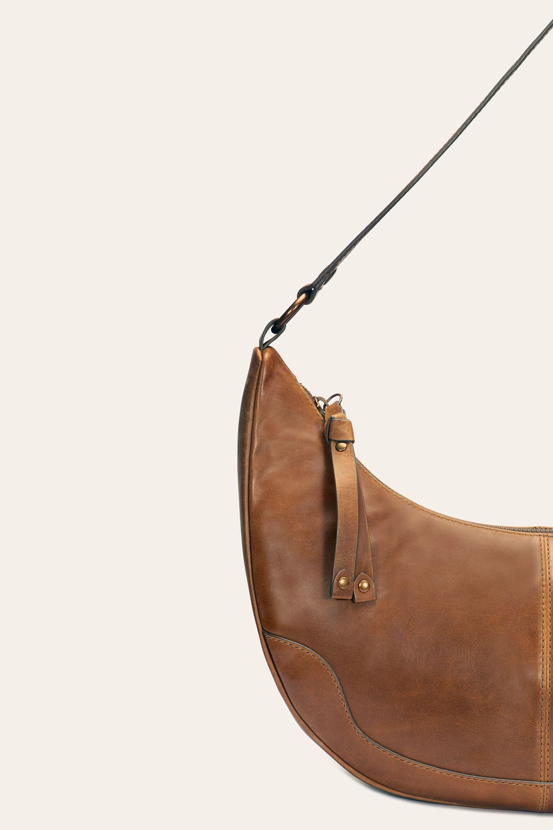 Melissa Cognac Crescent Hobo Frye Sale