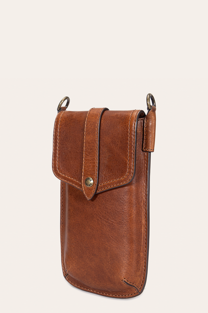 Melissa Cognac Phone Pouch Frye On sale