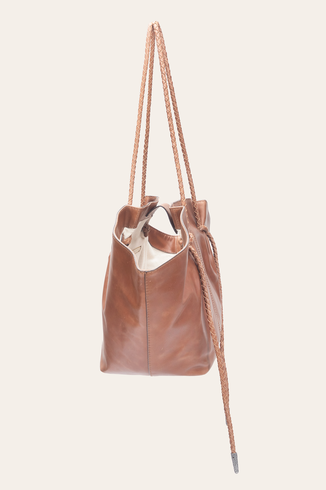 Cognac Caroline Shopper Frye us