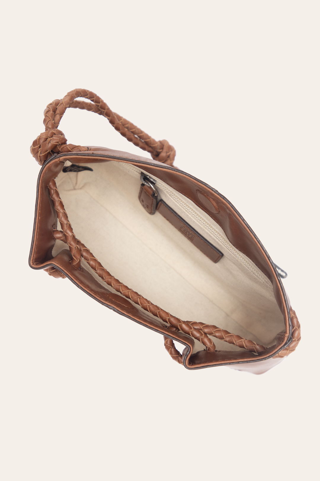 Cognac Caroline Wristlet Clutch Frye Online