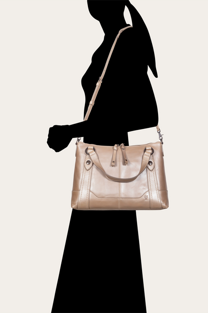 Light Bronze Melissa Medium Satchel Frye Sale
