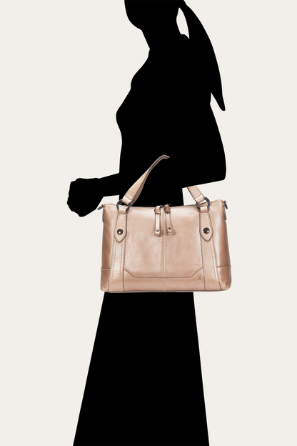 Light Bronze Melissa Medium Satchel Frye Sale