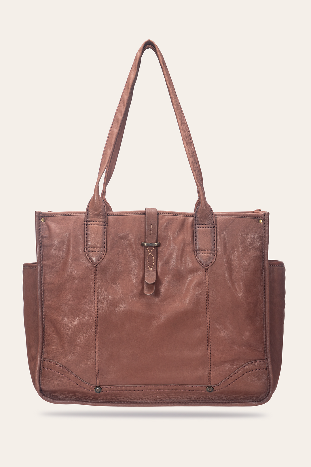 Campus Cognac Tote Frye Outlet