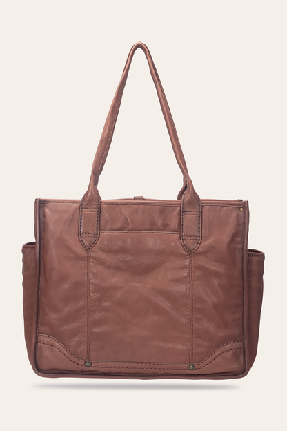 Campus Cognac Tote Frye Outlet