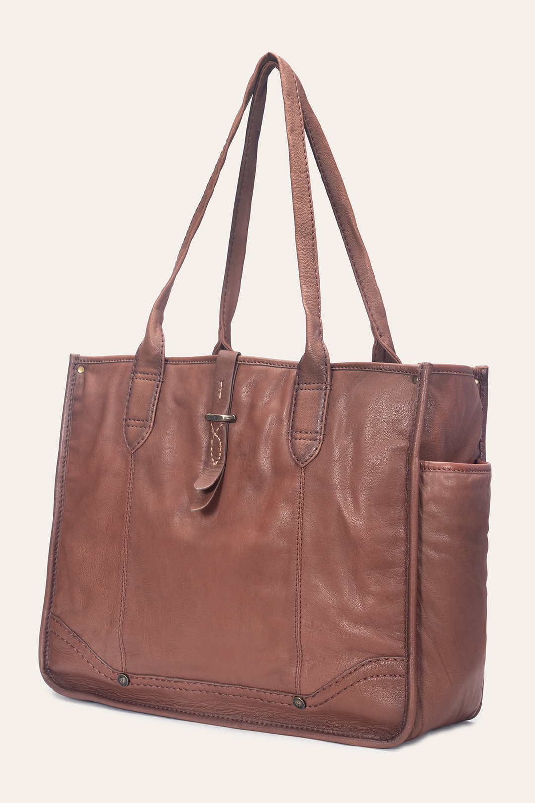 Campus Cognac Tote Frye Outlet