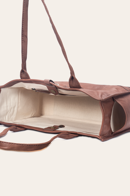 Campus Cognac Tote Frye Outlet