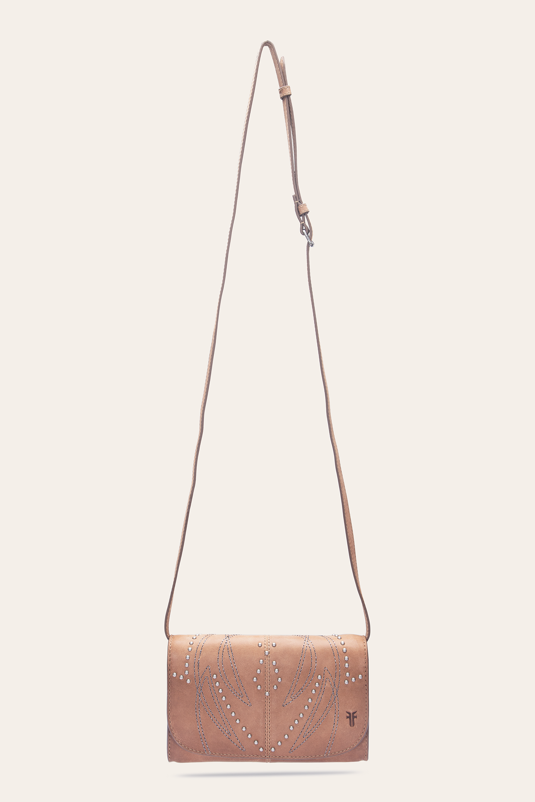 Sara Beige Wallet Crossbody Frye