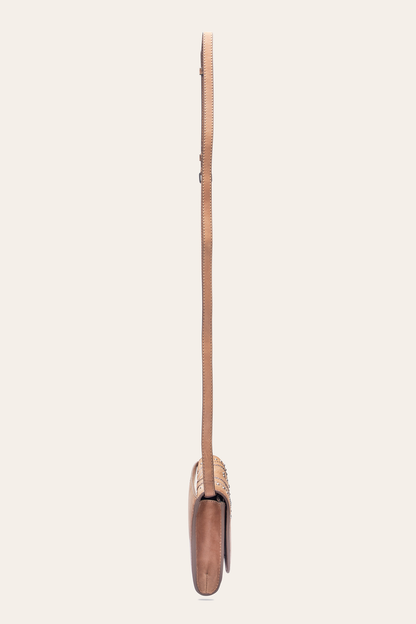 Sara Beige Wallet Crossbody Frye