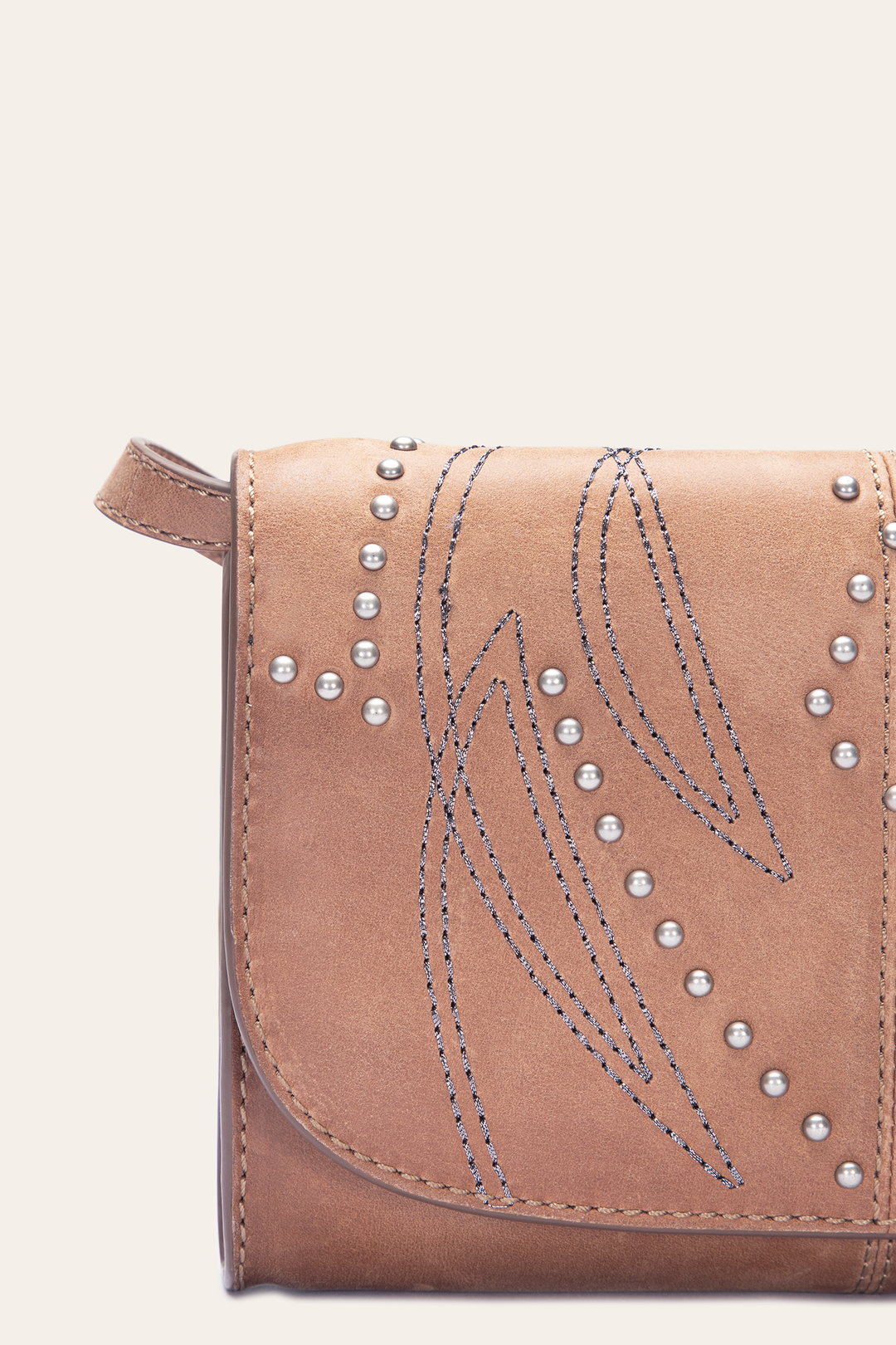 Sara Beige Wallet Crossbody Frye