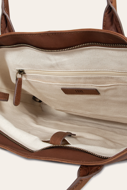 Veronica Cognac Tote Frye Near me