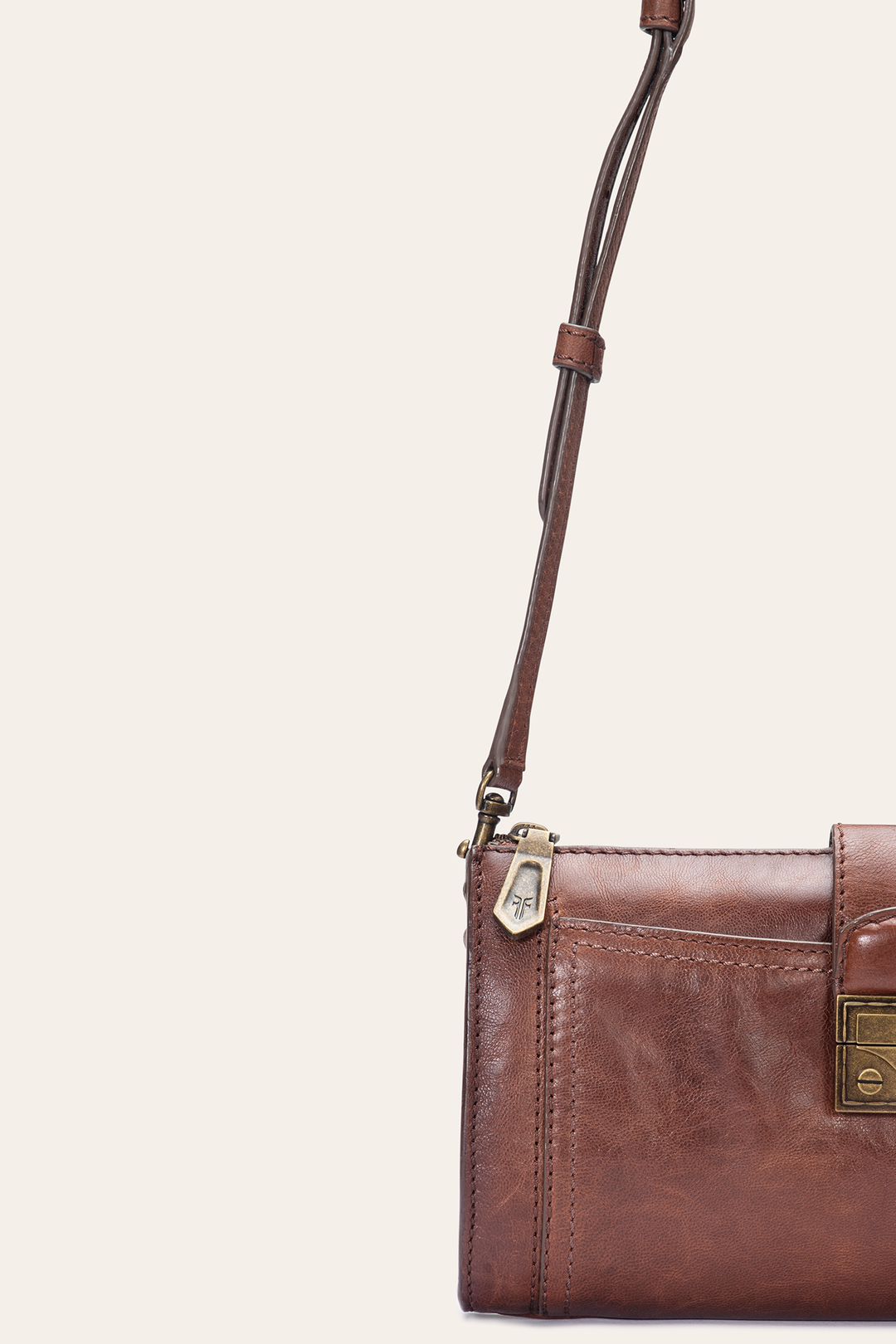 Alex Cognac Crossbody Clutch Frye Discount