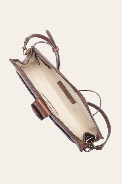Alex Cognac Crossbody Clutch Frye Discount