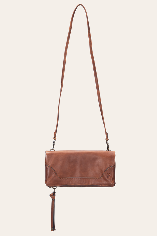 Melissa Cognac Crossbody Clutch Frye On sale