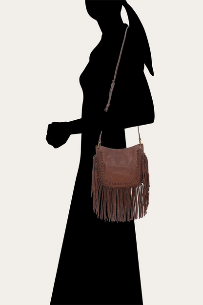 Cognac Faye Mini Crossbody Frye USA