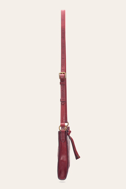 Berry Lacquer Melissa Zip Crossbody Frye Near me