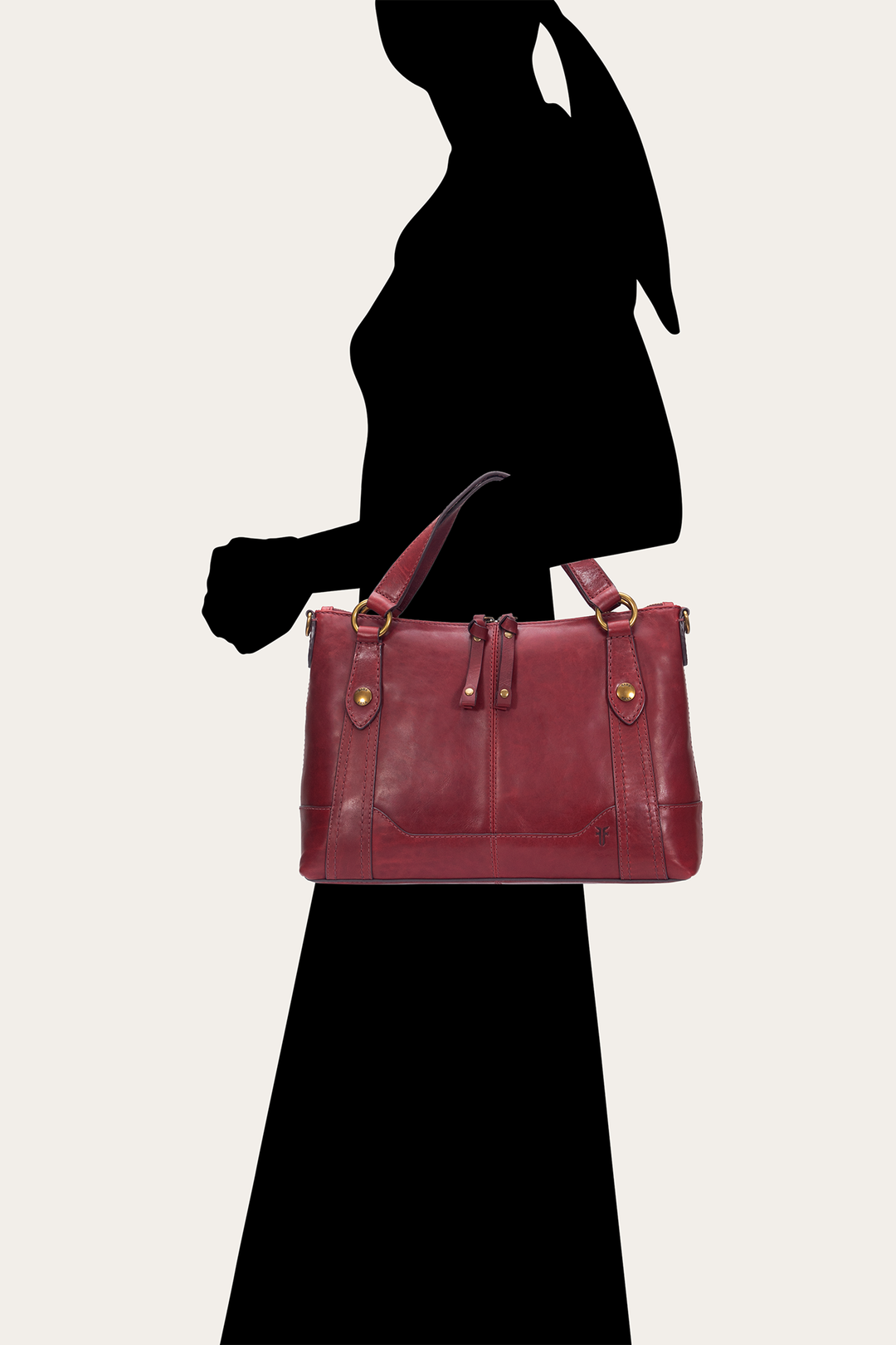 Berry Lacquer Melissa Medium Satchel Frye Online