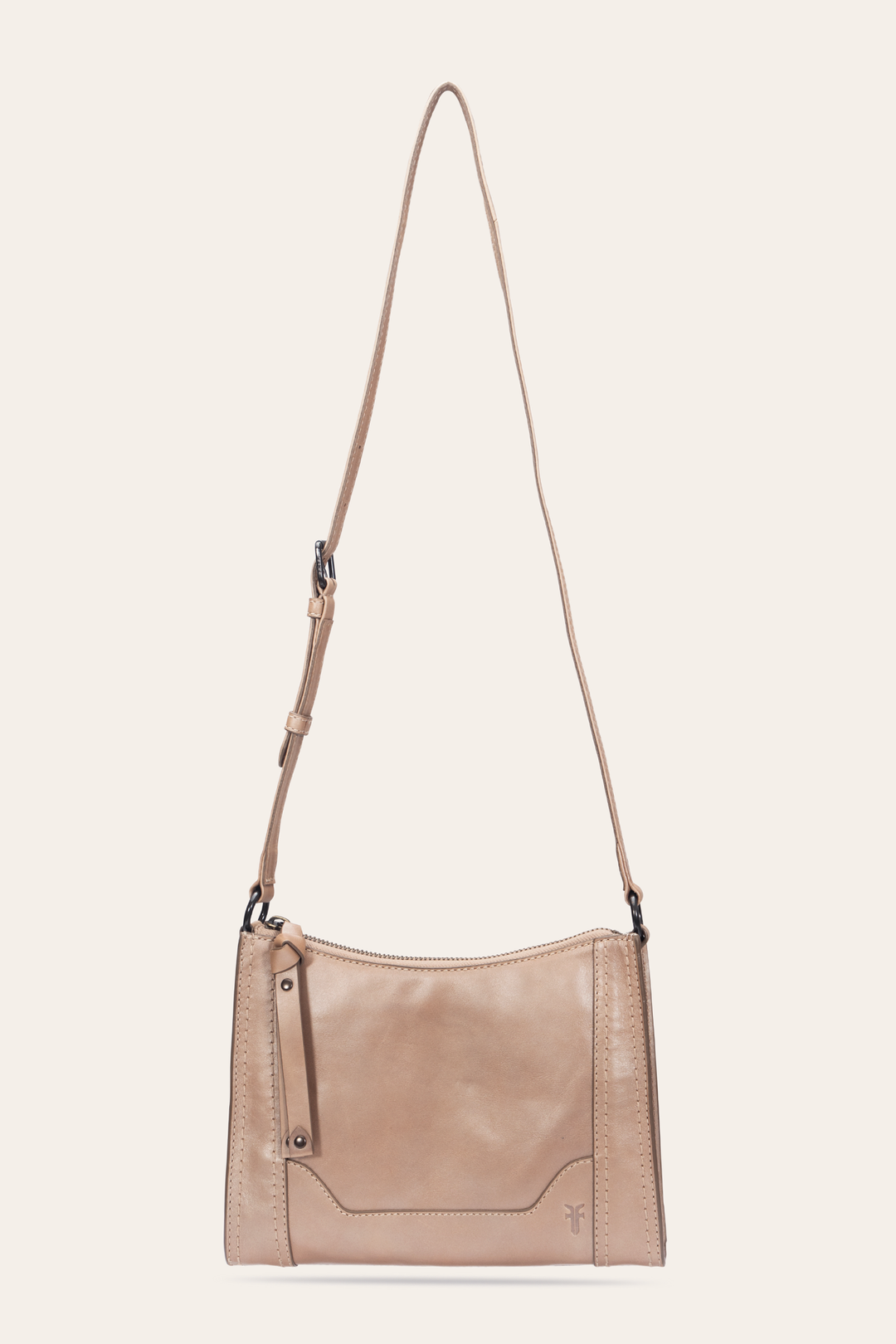 Light Bronze Melissa Zip Crossbody Frye Discount