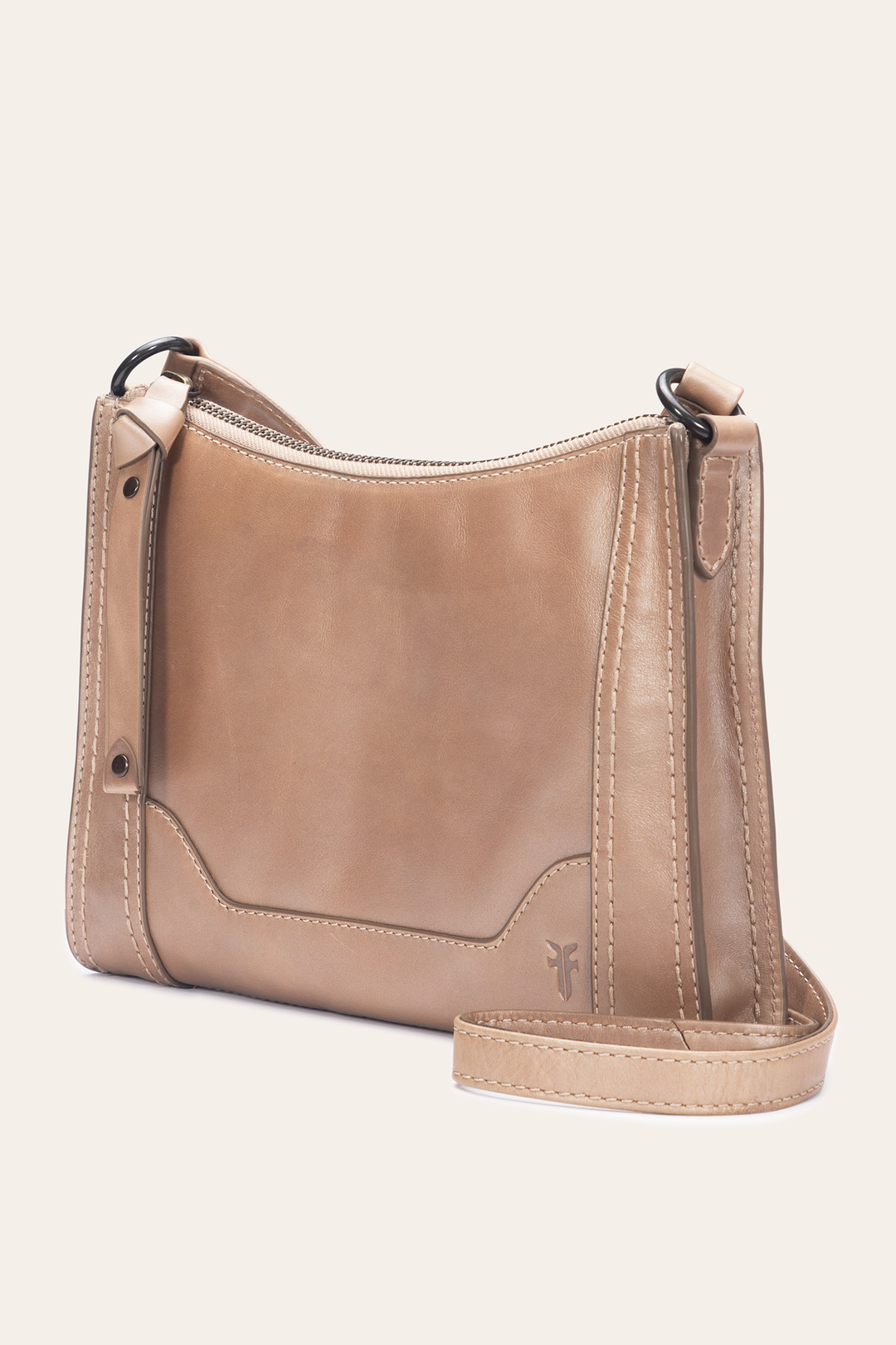 Light Bronze Melissa Zip Crossbody Frye Discount