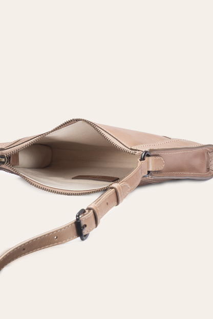 Light Bronze Melissa Zip Crossbody Frye Discount