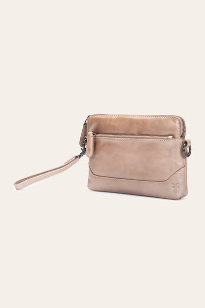 Light Bronze Melissa Crossbody Wristlet Frye For Sale