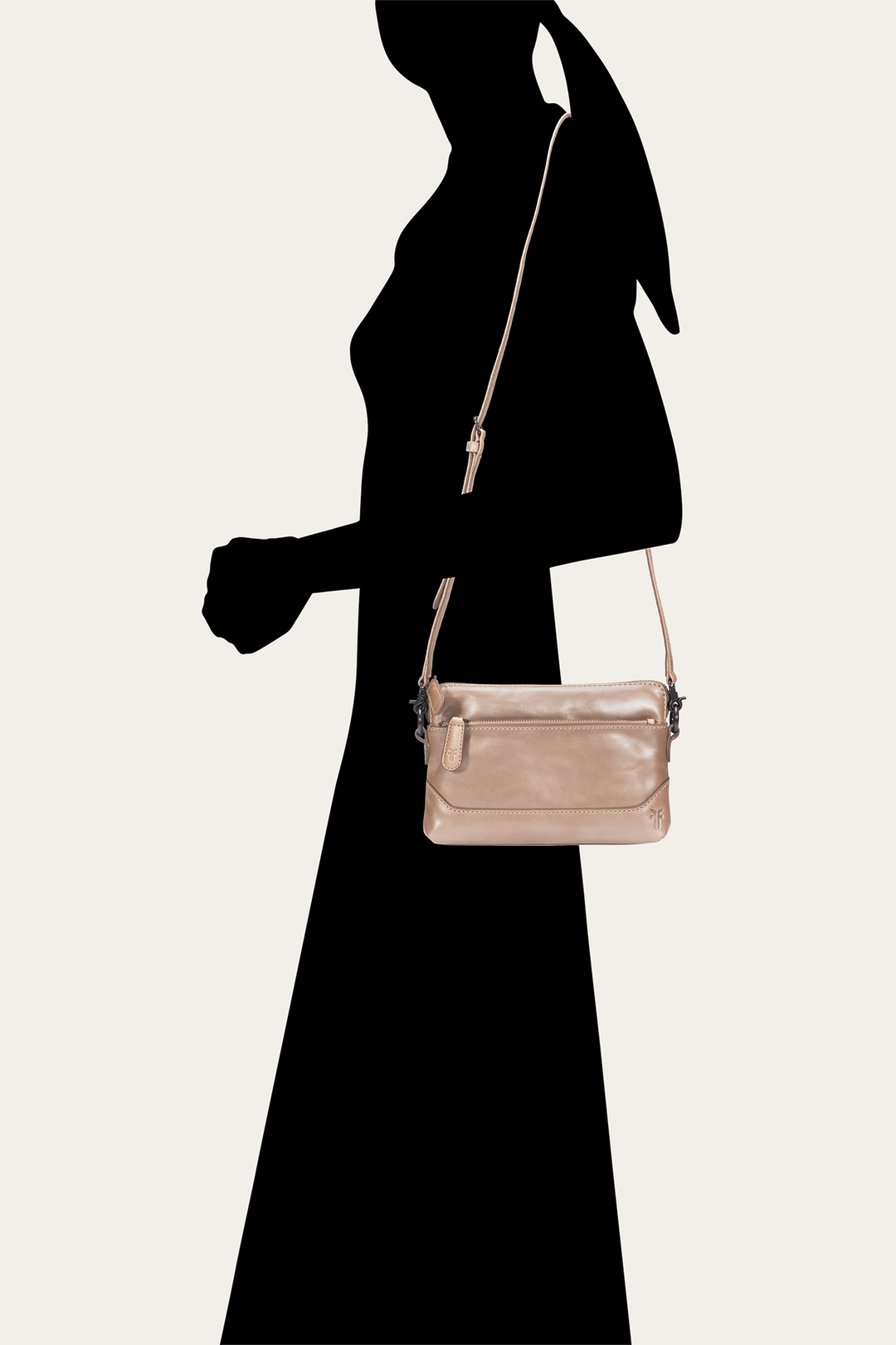 Light Bronze Melissa Crossbody Wristlet Frye For Sale