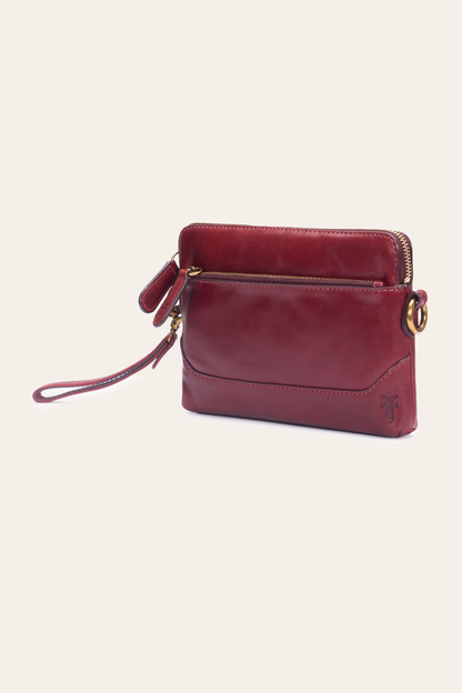 Berry Lacquer Melissa Crossbody Wristlet Frye Outlet