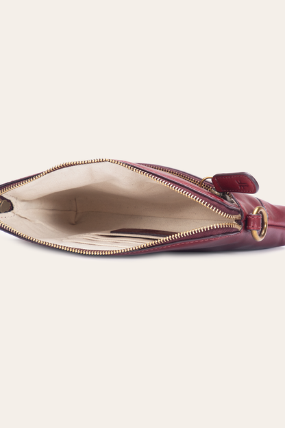 Berry Lacquer Melissa Crossbody Wristlet Frye Outlet