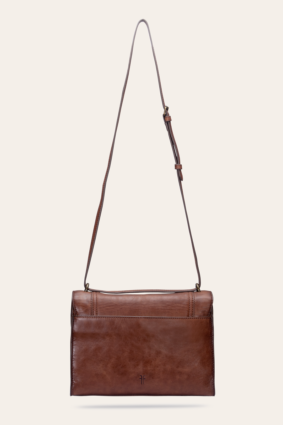 Alex Cognac Flap Shoulder Frye